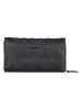Bellicci Leder-Geldbörse "Pedra" in Schwarz - (B)19 x (H)10 x (T)4 cm