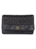 Bellicci Leder-Geldbörse "Perla" in Schwarz - (B)17,5 x (H)10 x (T)3 cm
