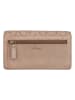 Bellicci Leren portemonnee "Perla" taupe - (B)17,5 x (H)10 x (D)3 cm