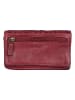 Bellicci Leren portemonnee "Perla" rood - (B)17,5 x (H)10 x (D)3 cm