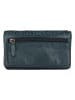 Bellicci Leder-Geldbörse "Perla" in Petrol - (B)17,5 x (H)10 x (T)3 cm
