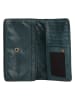 Bellicci Leder-Geldbörse "Perla" in Petrol - (B)17,5 x (H)10 x (T)3 cm