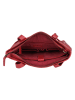 Bellicci Skórzany shopper bag "Charon" w kolorze czerwonym - 33 x 38 x 10,5 cm