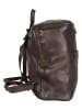 Bellicci Leder-Rucksack "Christie" in Dunkelbraun - (B)27,5 x (H)33 x (T)13,5 cm