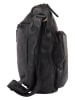Bellicci Leder-Umhängetasche "Crisanta" in Schwarz - (B)30 x (H)22 x (T)10 cm