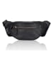 Bellicci Leren heuptas "Elliot" zwart - (B)30 x (H)14 x (D)8,5 cm