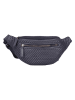Bellicci Leren heuptas "Elliot" donkerblauw - (B)30 x (H)14 x (D)8,5 cm