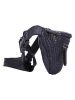 Bellicci Leren heuptas "Elliot" donkerblauw - (B)30 x (H)14 x (D)8,5 cm