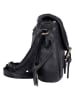 Bellicci Leder-Umhängetasche "Esme" in Schwarz - (B)18 x (H)16 x (T)6 cm