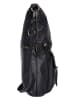 Bellicci Leder-Umhängetasche "Eva" in Schwarz - (B)34 x (H)29 x (T)4,5 cm