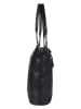 Bellicci Skórzany shopper bag w kolorze czarnym - 39 x 34,5 x 12 cm