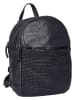 Bellicci Skórzany plecak "Eve" w kolorze czarnym - 22 x 29 x 9 cm