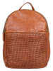 Bellicci Leder-Rucksack "Eve" in Cognac - (B)22 x (H)29 x (T)9 cm