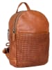 Bellicci Leder-Rucksack "Eve" in Cognac - (B)22 x (H)29 x (T)9 cm