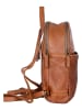 Bellicci Leder-Rucksack "Eve" in Cognac - (B)22 x (H)29 x (T)9 cm