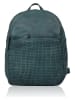 Bellicci Leder-Rucksack "Eve" in Petrol - (B)22 x (H)29 x (T)9 cm