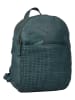 Bellicci Leder-Rucksack "Eve" in Petrol - (B)22 x (H)29 x (T)9 cm