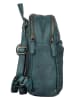 Bellicci Leder-Rucksack "Eve" in Petrol - (B)22 x (H)29 x (T)9 cm