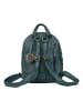 Bellicci Leder-Rucksack "Eve" in Petrol - (B)22 x (H)29 x (T)9 cm