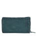 Bellicci Skórzany portfel "Eliza" w kolorze morskim - 18 x 9 x 4,5 cm