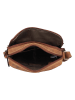 SPARWELL Leren schoudertas "Brody" cognackleurig - (B)20,5 x (H)24 x (D)6,5 cm