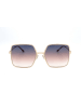 Isabel Marant Damen-Sonnenbrille in Gold/ Blau