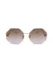 Isabel Marant Damskie okulary przeciwsłoneczne w kolorze złoto-jasnobrązowym