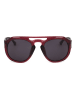 Linda Farrow Unisex-Sonnenbrille in Bordeaux/ Dunkelblau