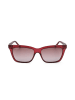 Ferragamo Damskie okulary przeciwsłoneczne w kolorze czerwono-brązowym