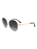 Jimmy Choo Damen-Sonnenbrille in Dunkelblau/ Gold