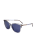 Jimmy Choo Dameszonnebril transparant/blauw