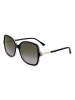 Jimmy Choo Damen-Sonnenbrille in Schwarz/ Grau