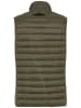 Camel Active Doorgestikte bodywarmer kaki