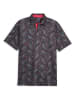 Puma Poloshirt "Cloudspun Paisley" in Anthrazit