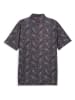 Puma Koszulka polo "Cloudspun Paisley" w kolorze antracytowym