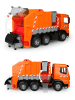 LENA Speelgoedvoertuig "Giga trucks Müllwagen Arocs" oranje - vanaf 2 jaar
