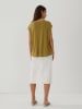 Someday Shirt olijfgroen/crème