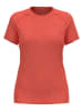 Odlo Trailrunningshirt "X-Alp Performance Wool 115" in Rot/ Orange