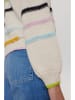 NÜMPH Kardigan "Nuiga" w kolorze beżowym ze wzorem