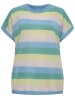 NÜMPH Shirt "Nuerissa Darlene" groen/lichtblauw/geel