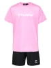 Hummel 2tlg. Outfit "Plag" in Pink/ Schwarz