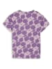 Puma Koszulka "ESS+ Blossom" w kolorze fioletowo-jasnoróżowym