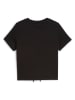 Puma Koszulka "ESS+" w kolorze czarno-brązowym