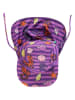 Småfolk Czapka w kolorze fioletowym ze wzorem z osłoną karku
