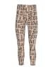lovetti Leggings in Beige/ Schwarz