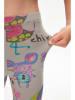 lovetti Leggings in Grau/ Bunt