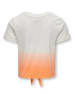 KIDS ONLY Shirt "Nina" in Weiß/ Orange