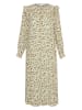 MOSS COPENHAGEN Kleid "Adalia" in Weiß/ Oliv