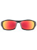Uvex Okulary rowerowe "Sportstyle 211" w kolorze czarno-czerwonym