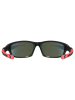 Uvex Okulary przeciwsłoneczne "Sportstyle 507" w kolorze czarno-czerwonym